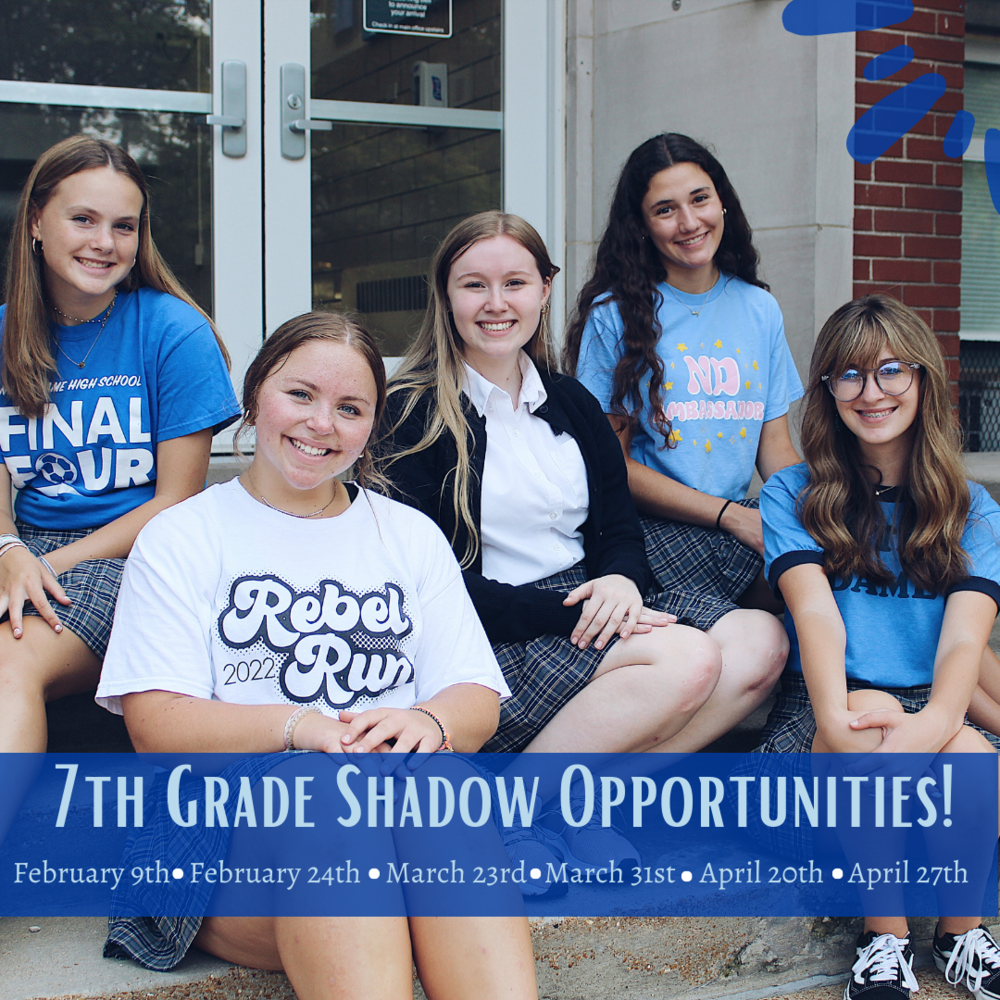 7th  Grade Shadow Visits Available
